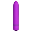Wibrator Blossom 10 Mode Bullet Purple - wodoodporny, 10 trybów wibracji, 9,4 cm - 1