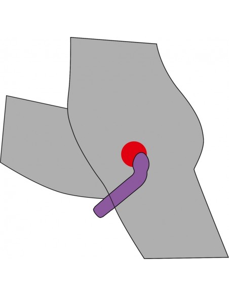 Stymulator punktu G G+P-Spot Lover Lila-Wibrator - Wibratory Punktu G - 6