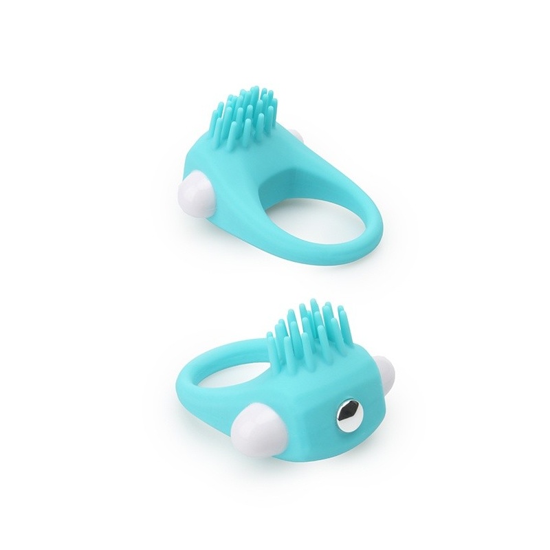 Pierścień wibracyjny Stimu Ring Blue - silikonowy, ID 27 mm / OD 54 mm, jednostopniowa wibracja - 1