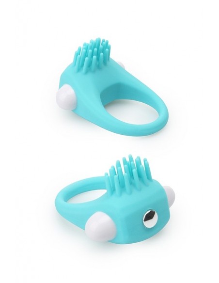 Pierścien erekcyjny wibrujący LIT-UP SILICONE STIMU RING 5 Niebieski - Pierścienie erekcyjne wibrujące - 1