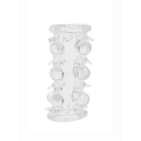 Rękaw z koralikami BEAD SLEEVE CLEAR - miękki, elastyczny, przezroczysty, bez wibracji - 1