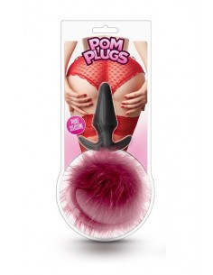 Duży Korek Analny z Odpinanym Ogonkiem - Korki analne z ogonkiem - 1 2