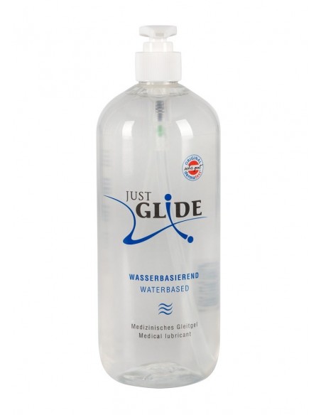 Wodny lubrykant Just Glide 1000 ml - Lubrykanty do seksu klasycznego - 4