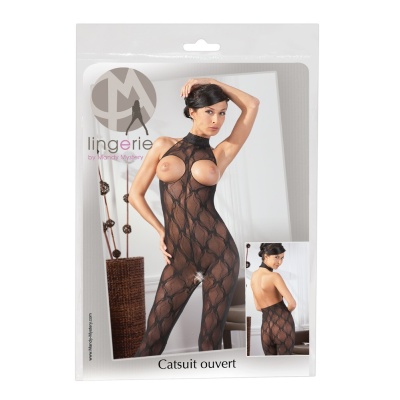 Bodystocking Catsuit open bust - 1