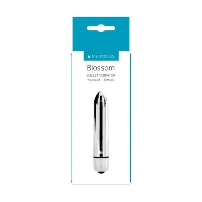 Wibrator mini Me You Us Blossom 10 Mode - Mini Vibrator Silver - 1 2