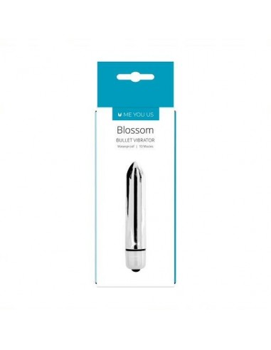 Wibrator mini Me You Us Blossom 10 Mode Bullet Vibrator Silver - Wibratory Mini - 2