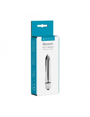 Wibrator mini Me You Us Blossom 10 Mode Bullet Vibrator Silver - Wibratory Mini - 3