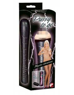 Masturbator Z Wibracjami Pussy To Go-Wibrator - Masturbatory i Sztuczne pochwy - 1 2