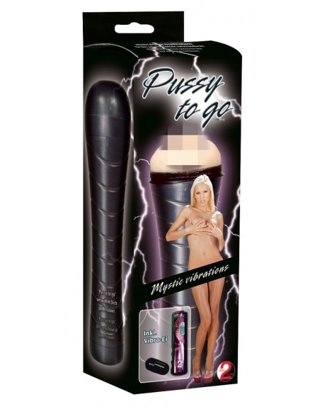 Masturbator Z Wibracjami Pussy To Go-Wibrator - Masturbatory i Sztuczne pochwy - 2