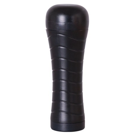 Masturbator Pussy to Go Vibration z kanałem stymulacyjnym TPR i wibro-jajkiem, 23 cm - 3