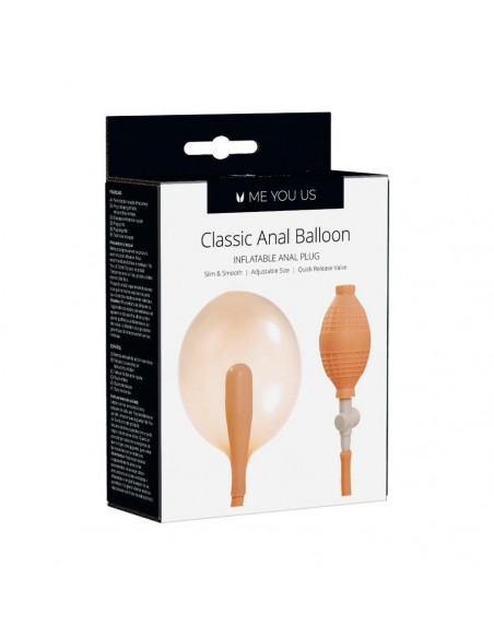 Pompowany plug analny Me You Us Classic Anal Balloon - Korki analne pompowane - 1