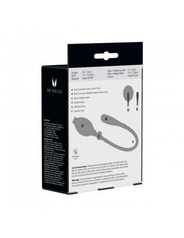 Pompowany plug analny Me You Us Classic Anal Balloon - Korki analne pompowane - 4