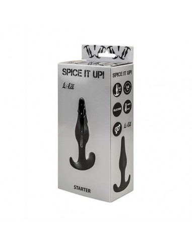 Korek analny zatyczka Anal plug Spice it up Starter Black - Korki analne silikonowe - 1