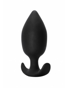 Korek analny zatyczka Anal plug with misplaced center of gravity Spice it up Insatiable Black - Korki analne silikonowe - 1 2