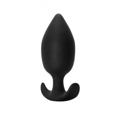 Stymulator analny Insatiable Black z przesuniętym środkiem ciężkości, 10,5 cm - 1 2