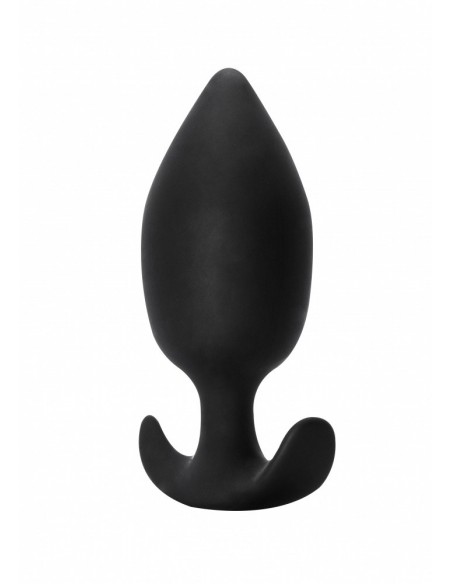 Korek analny zatyczka Anal plug with misplaced center of gravity Spice it up Insatiable Black - Korki analne silikonowe - 2