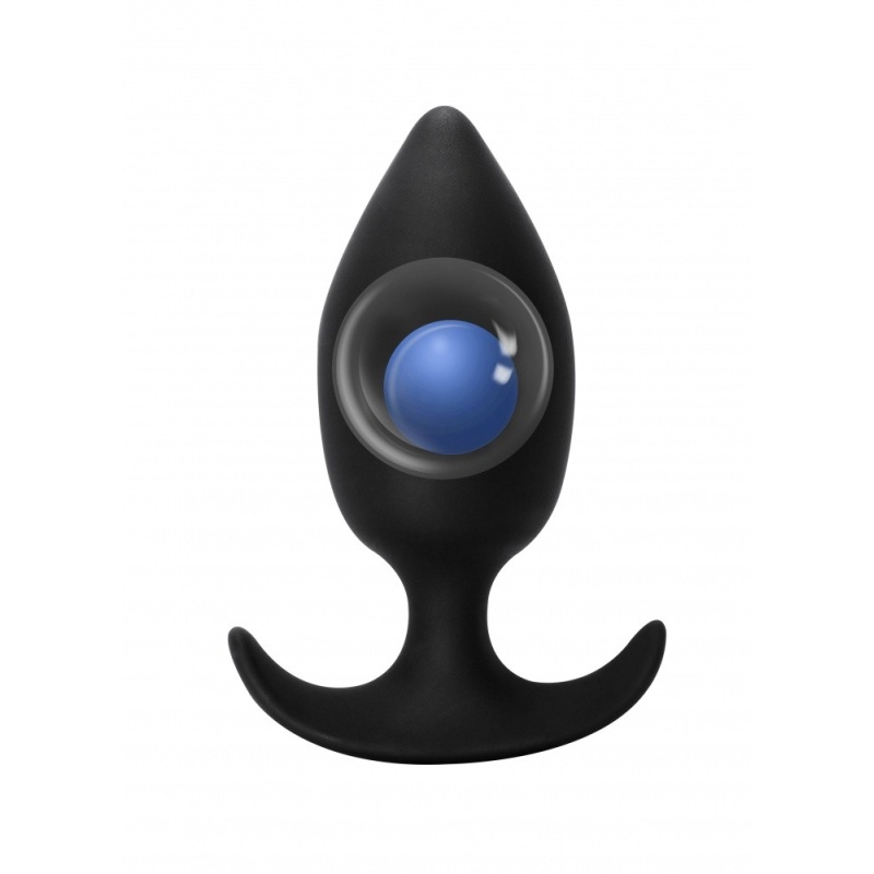 Stymulator analny Insatiable Black z przesuniętym środkiem ciężkości, 10,5 cm - 3