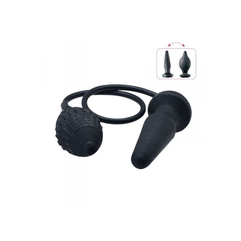 Pompowany korek analny Inflatable Anal Plug S (12,3 cm x 3,1 cm) - 3