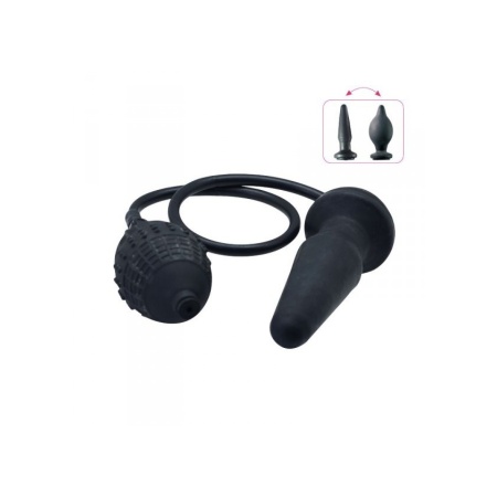 Pompowany korek analny Inflatable Anal Plug S (12,3 cm x 3,1 cm) - 3