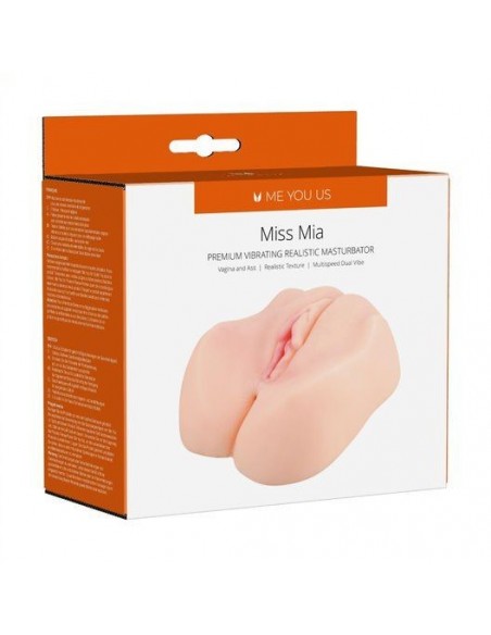 Sztuczna Pochwa Z Wibracją Me You Us Miss Mia Premium - Masturbatory i Sztuczne pochwy - 3