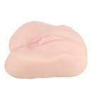Masturbator Miss Mia Premium Vibrating Realistic Flesh - dwa kanały (pochwowy i analny), dwa pociski wibracyjne, pilot przewodow - 7