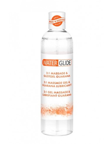 Stymulujący żel intymny WATERGLIDE MASSAGE / LUBRICANT GUARANA 300 ml - Lubrykanty stymulujące - 1