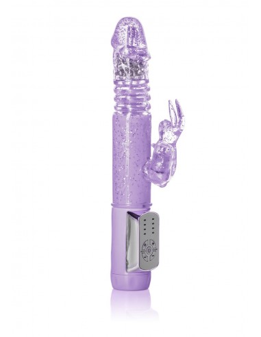 Wibrator Króliczek Petite Thrusting Jack Rabbit Purple - Wibratory Króliczki - 1