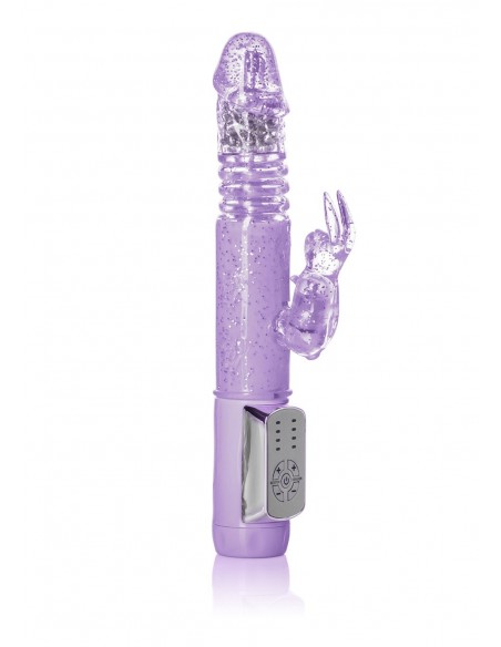 Wibrator Króliczek Petite Thrusting Jack Rabbit Purple - Wibratory Króliczki - 1