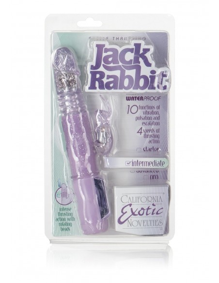 Wibrator Króliczek Petite Thrusting Jack Rabbit Purple - Wibratory Króliczki - 2
