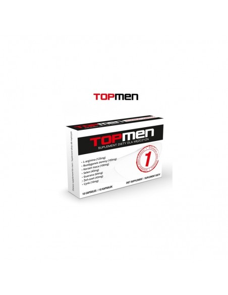 Wzmocnienie erekcji TopMen 10 kaps. - Dłuższa i mocniejsza erekcja - 4