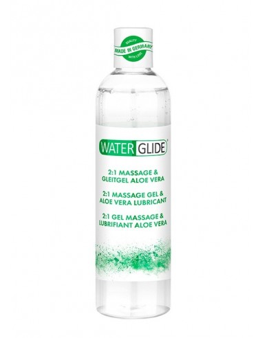 Wodny lubrykant WATERGLIDE MASSAGE / LUBRICANT ALOE VERA 300 ml - Lubrykanty do seksu klasycznego - 1
