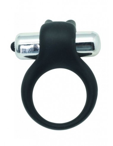 Pierścien erekcyjny wibrujący Timeless stretchy ring Czarny - Pierścienie erekcyjne wibrujące - 3