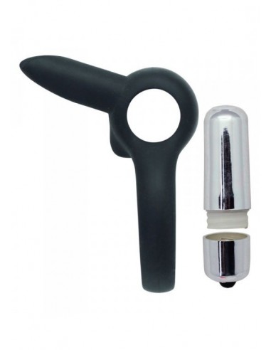 Pierścien erekcyjny wibrujący Timeless stretchy ring Czarny - Pierścienie erekcyjne wibrujące - 4