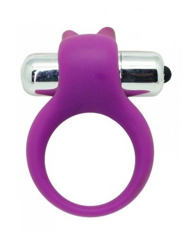 Pierścien erekcyjny wibrujący Timeless stretchy ring Fioletowy - Pierścienie erekcyjne wibrujące - 3