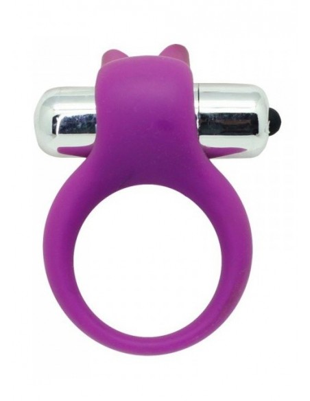Pierścien erekcyjny wibrujący Timeless stretchy ring Fioletowy - Pierścienie erekcyjne wibrujące - 3