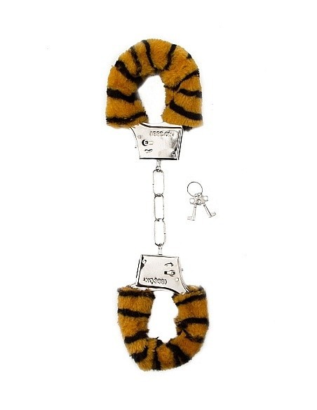 Kajdanki erotyczne Furry Handcuffs - Tiger  - Kajdanki erotyczne - 1