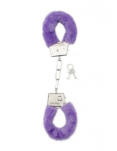 Kajdanki erotyczne Furry Handcuffs - Purple  - Kajdanki erotyczne - 1