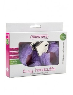 Kajdanki erotyczne Furry Handcuffs - Purple  - Kajdanki erotyczne - 1 2