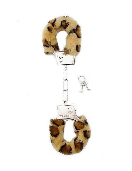 Kajdanki erotyczne Furry Handcuffs - Cheetah - Kajdanki erotyczne - 1