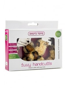Kajdanki erotyczne Furry Handcuffs - Cheetah - Kajdanki erotyczne - 1 2