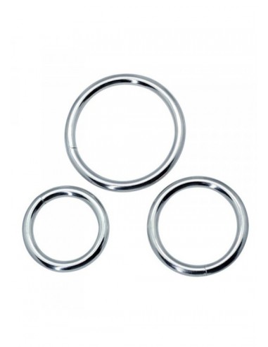 Zestaw pierścieni erekcyjnych na penisa Timeless metal rings (3 pcs) - Pierścienie erekcyjne niewibrujące - 1