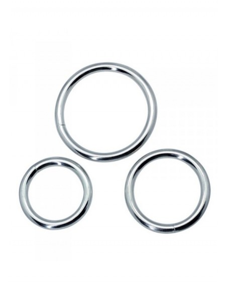 Zestaw pierścieni erekcyjnych na penisa Timeless metal rings (3 pcs) - Pierścienie erekcyjne niewibrujące - 1