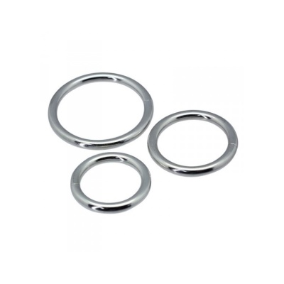 Zestaw pierścieni erekcyjnych Timeless Metal Rings 3 szt. – średnice 3-4 cm - 1 2