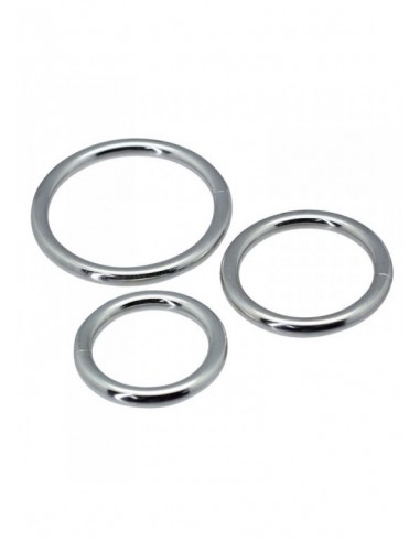 Zestaw pierścieni erekcyjnych na penisa Timeless metal rings (3 pcs) - Pierścienie erekcyjne niewibrujące - 2