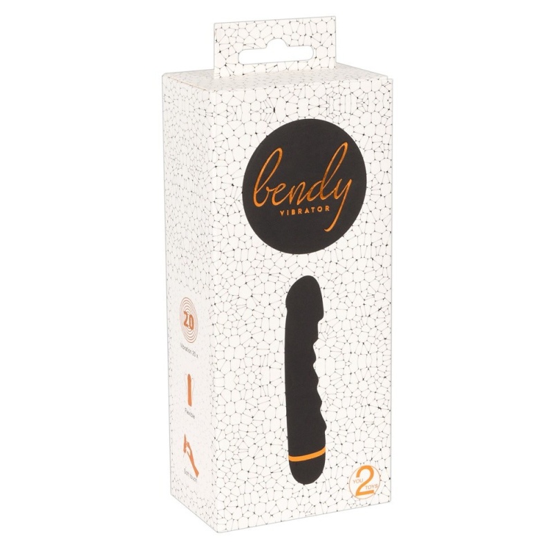 Wibrator Bendy Ripple – elastyczny trzonek z 5 falami stymulującymi, 20 trybów, długość 16,5 cm - 2