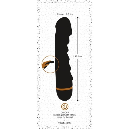 Wibrator Bendy Ripple – elastyczny trzonek z 5 falami stymulującymi, 20 trybów, długość 16,5 cm - 7