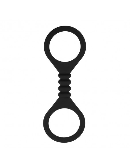 Kajdanki erotyczne Me You Us Bound To Please Blindfold Wrist And Ankle Cuffs Black - Kajdanki erotyczne - 3