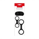 Kajdanki erotyczne Me You Us Bound To Please Blindfold Wrist And Ankle Cuffs Black - 6