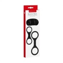 Kajdanki erotyczne Me You Us Bound To Please Blindfold Wrist And Ankle Cuffs Black - 7
