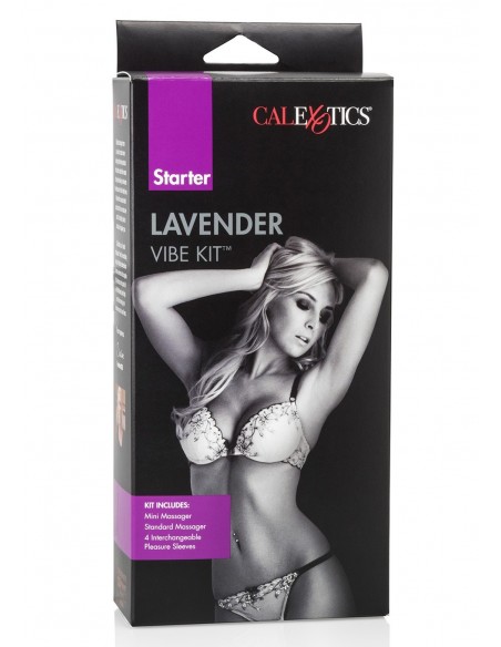 Zestaw gadżetów erotycznych STARTER LAVENDER VIBE KIT - Śmieszne gadżety, prezenty - 1
